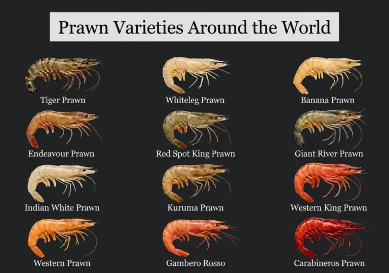 types of prawns - Breeze Fish Point